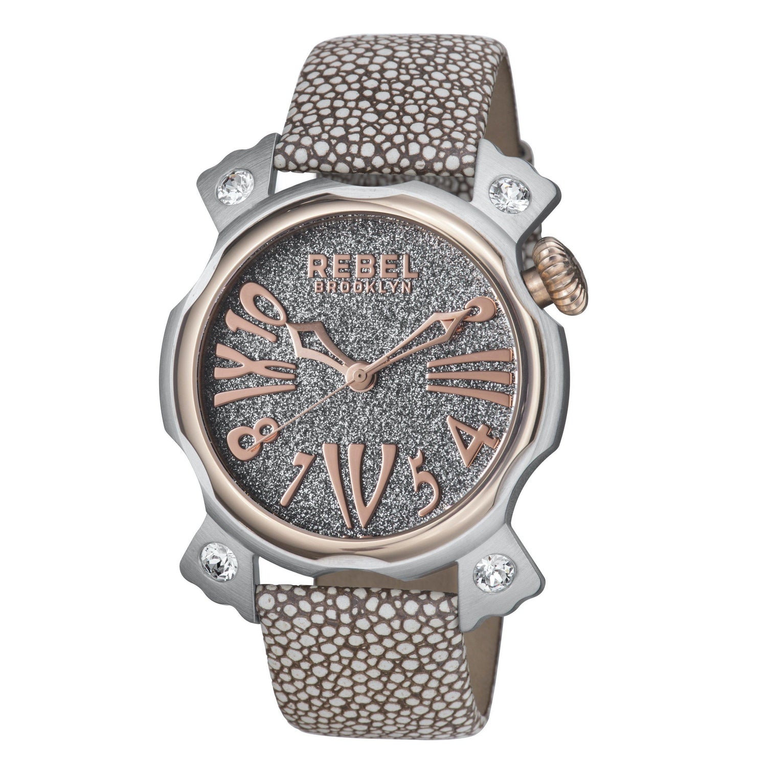 Coney Island Tan Dial Women's Watch-Rebel Brooklyn Watches - RB104-5021 - 