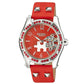Gravesend Red Dial Women's Watch-Rebel Brooklyn Watches - RB111-4051 - 