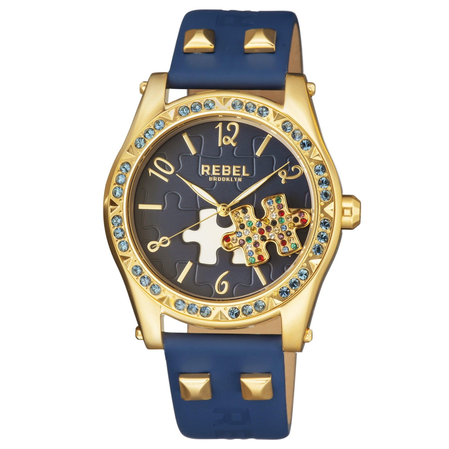 Gravesend Navy Dial Women's Watch-Rebel Brooklyn Watches - RB111-9141 - 