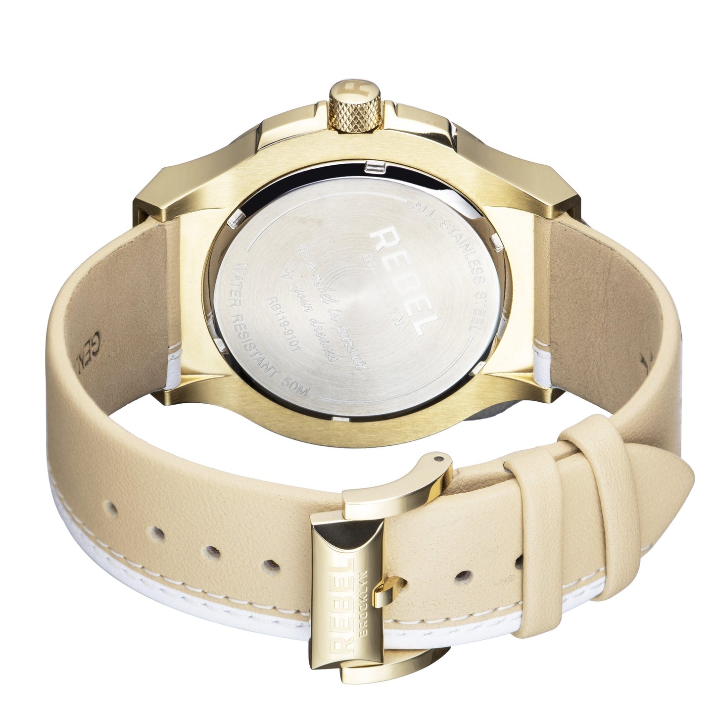 Flatbush White/Gold Dial Women's Watch
