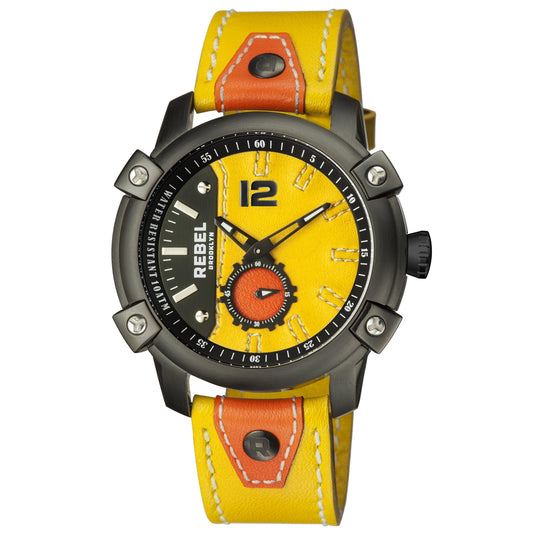 Weeksville Yellow Gold/Bronze Dial Men's Watch-Rebel Brooklyn Watches - RB121-6201 - 